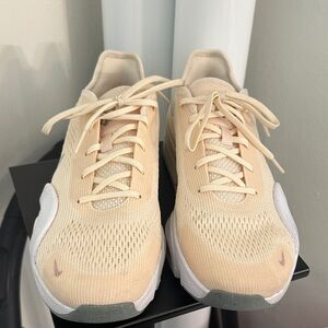 Nike Air Zoom SuperRep 3 women's training shoes in a light pink/guava ice color.